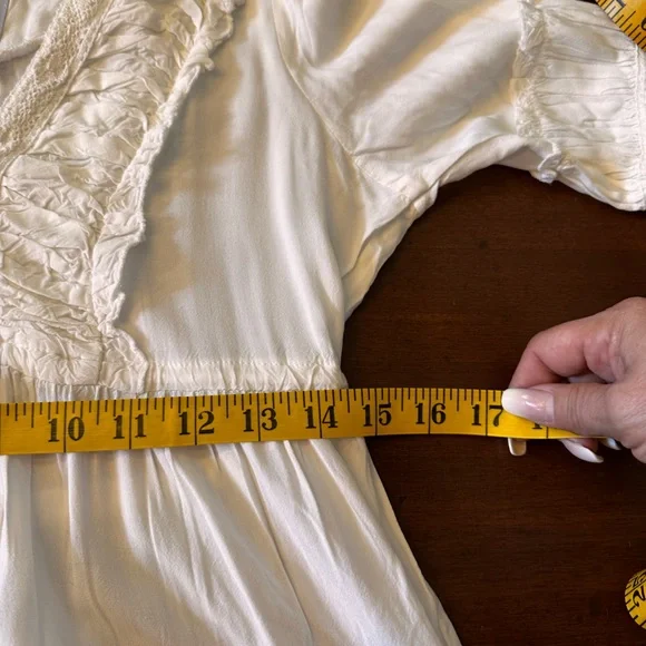 Area Stars NWT white medium maxi Ali dress, cottagecore, bridal, boho - Picture 14 of 16